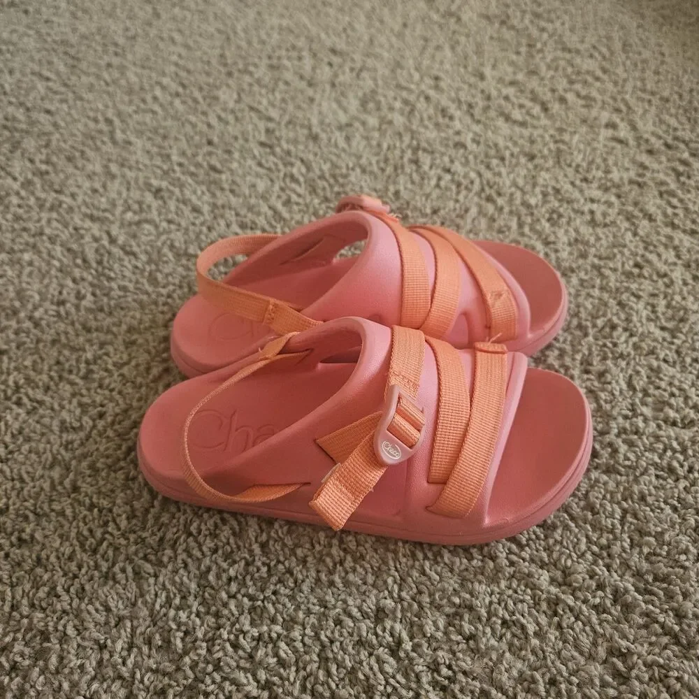 Chaco Chillos Sport Sandals Pink Girls Kids Youth Size 4 M Summer